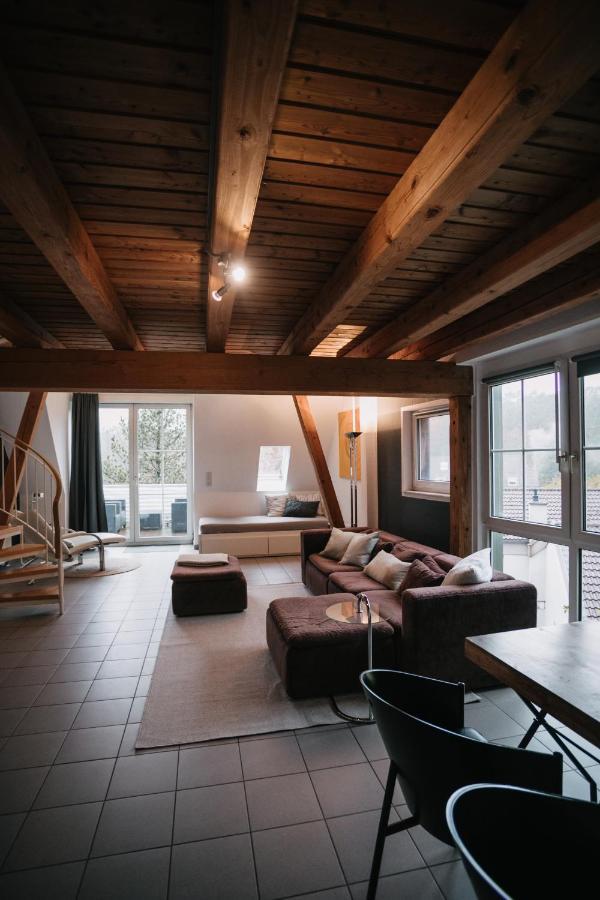 Eigenes Maisonettehaus In Idyllischer Lage Mit Balkon, Nahe Messe, 24H Self-Check In, Gratis Parken Schwabach Kültér fotó