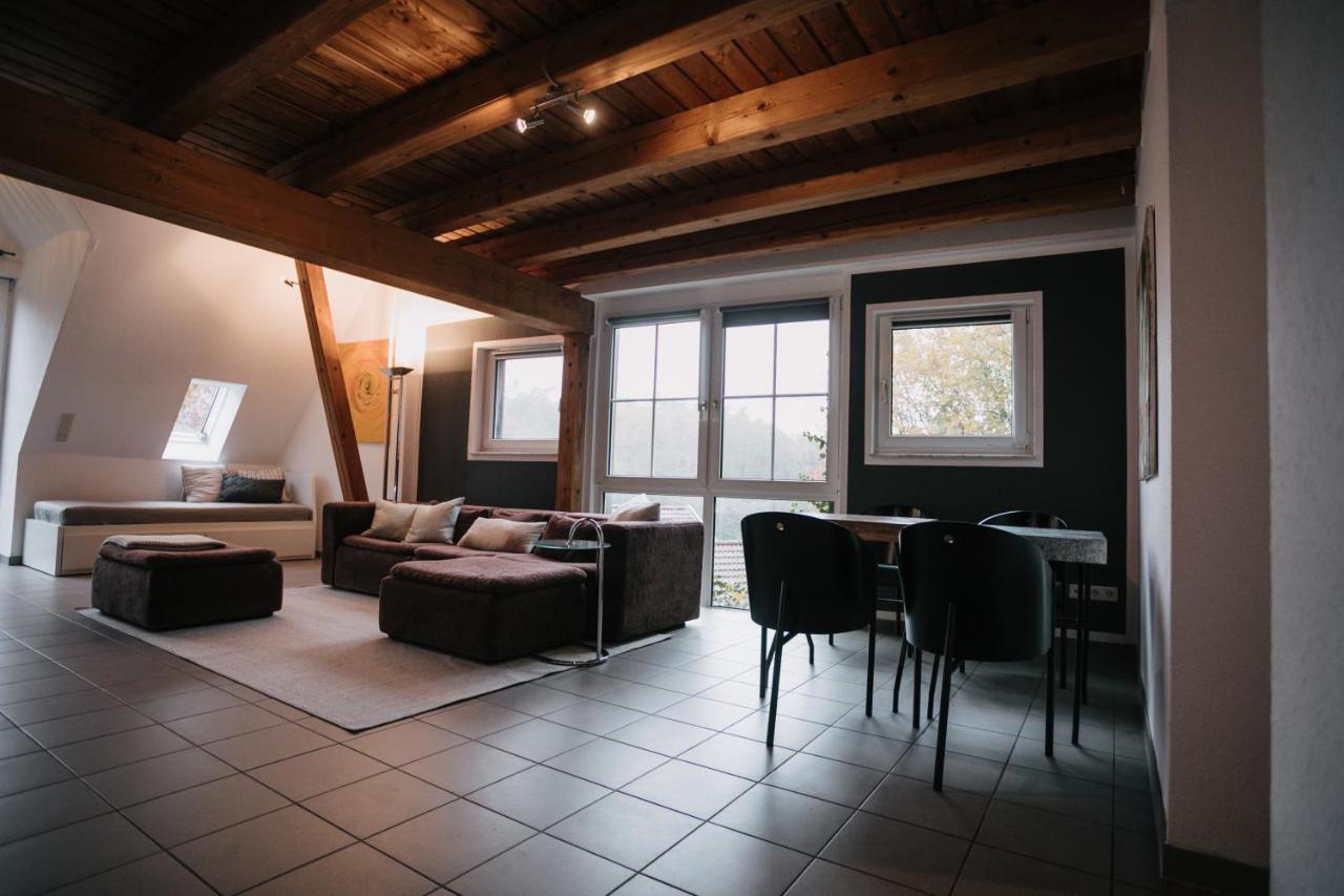 Eigenes Maisonettehaus In Idyllischer Lage Mit Balkon, Nahe Messe, 24H Self-Check In, Gratis Parken Schwabach Kültér fotó