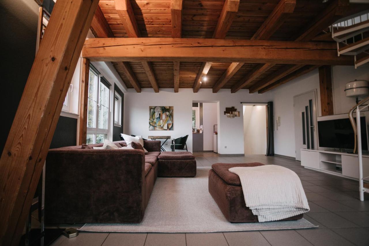 Eigenes Maisonettehaus In Idyllischer Lage Mit Balkon, Nahe Messe, 24H Self-Check In, Gratis Parken Schwabach Kültér fotó