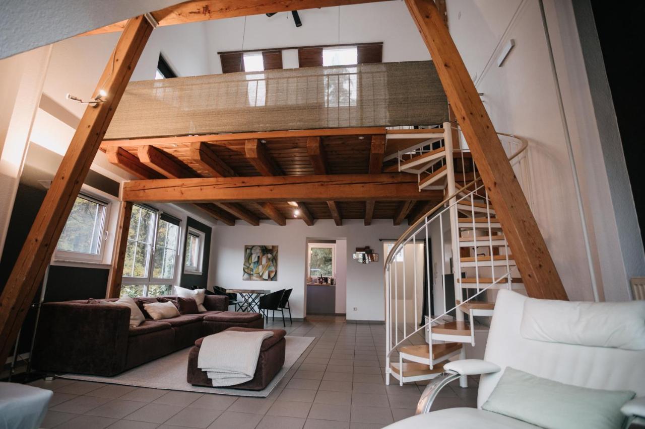 Eigenes Maisonettehaus In Idyllischer Lage Mit Balkon, Nahe Messe, 24H Self-Check In, Gratis Parken Schwabach Kültér fotó
